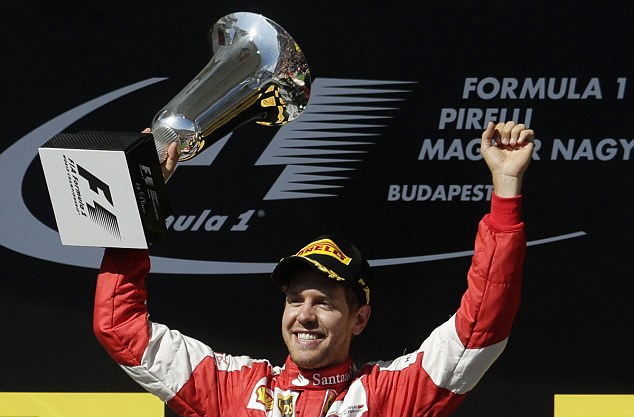 Vettel vo dich Hungarian GP trong chang dua nhieu bien co hinh anh