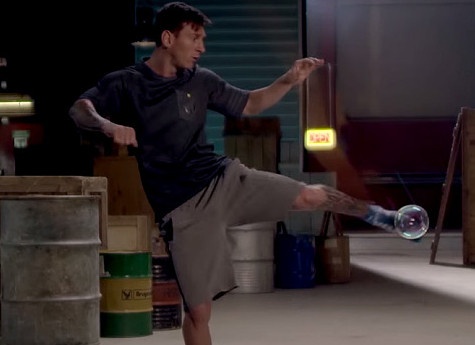 Messi tro tai tang bong bong xa phong hinh anh