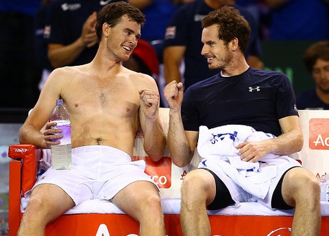 Murray va anh trai thang kich tinh o Davis Cup hinh anh