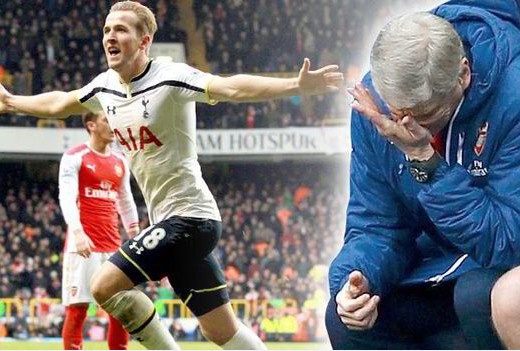 Wenger tuc gian vi Arsenal de Kane ra di hinh anh