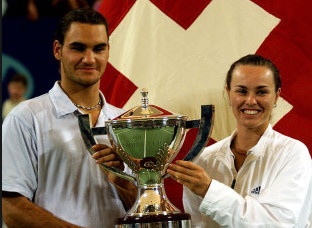 Federer danh cap voi Hingis tai Olympic Rio hinh anh