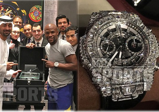 'Doc co cau bai' Mayweather sam dong ho hon 1 trieu USD hinh anh
