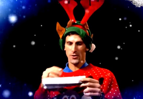 Djokovic, Murray va cac sao ATP hat mung Giang sinh hinh anh