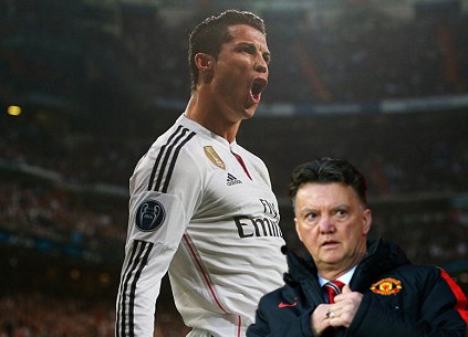 Ronaldo an mung khien Van Gaal nga ngua hinh anh