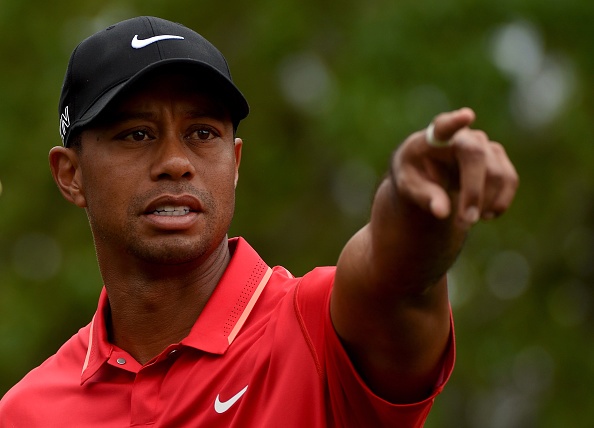 Masters Tournament hua hen hap dan du vang Tiger Woods hinh anh