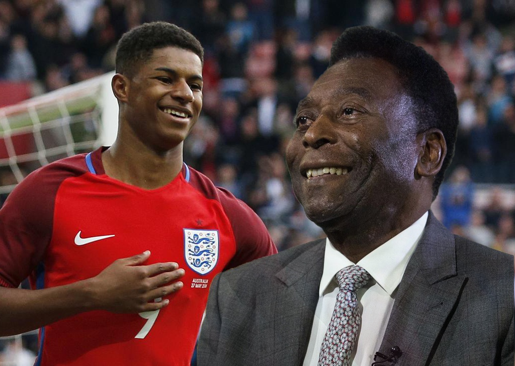 Vua bong da Pele giup Rashford tu tin o EURO 2016 hinh anh