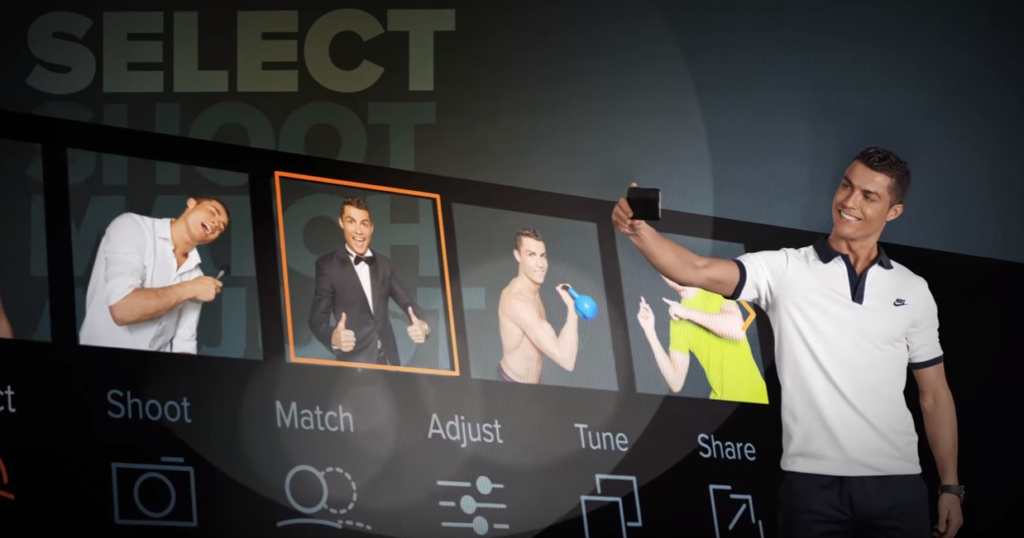 Ronaldo ra mắt ứng dụng ảnh 1 Ronaldo ra mat ung dung anh 1