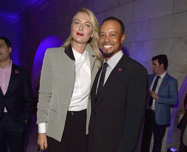 Sharapova sánh vai Tiger Woods ảnh 2 Sharapova sanh vai Tiger Woods anh 2