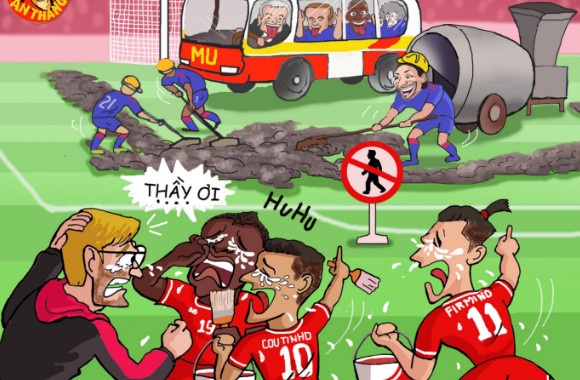 Hi hoa Mourinho dung xe bus, gia cuop doa Guardiola hinh anh