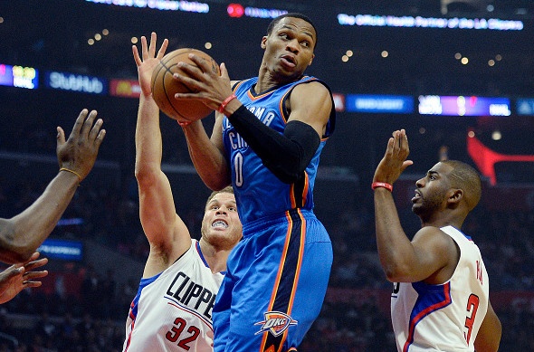 Thang sat nut Clippers, Thunder bay cao tren BXH mien Tay hinh anh
