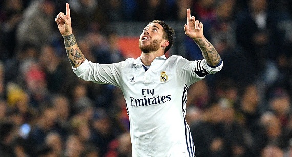 Barca vs Real (1-1): Cuu tinh Sergio Ramos hinh anh