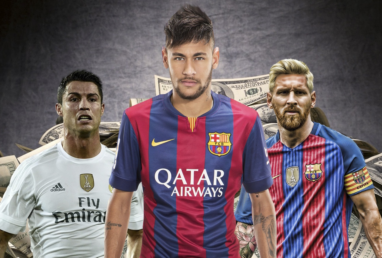 Vuot Ronaldo va Messi, Neymar dat gia nhat the gioi hinh anh