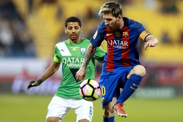 MSN 'no sung', Barcelona thang 5-3 o tran giao huu hinh anh