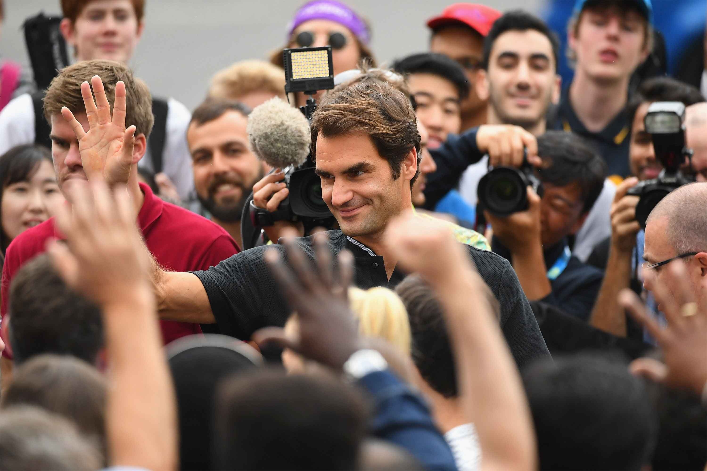 Federer va cup vo dich anh 3