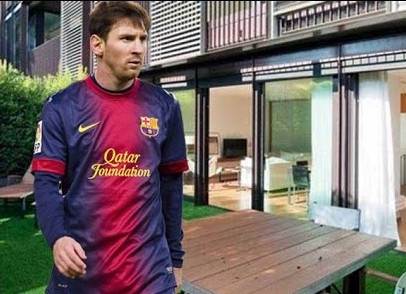 Messi mua nha hang xom vi bi lam on hinh anh