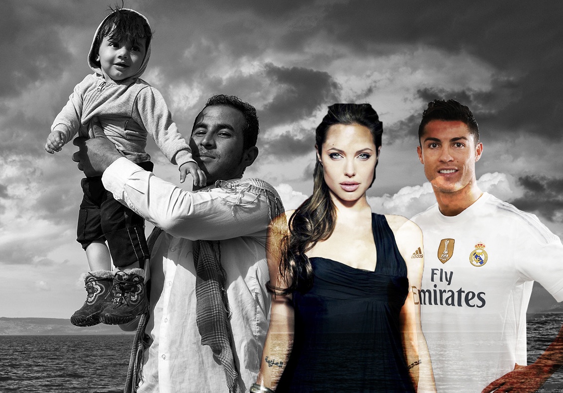 CR7 sat canh cung Angelina Jolie trong series truyen hinh hinh anh