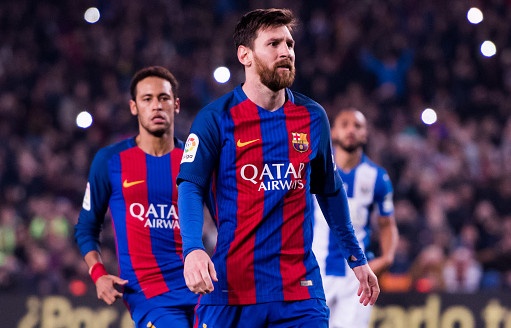 Messi lap cu dup giup Barca bam duoi Real hinh anh