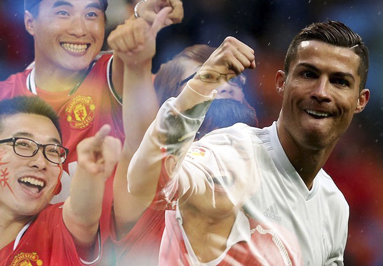 Ronaldo va MU duoc ham mo nhat o Trung Quoc hinh anh