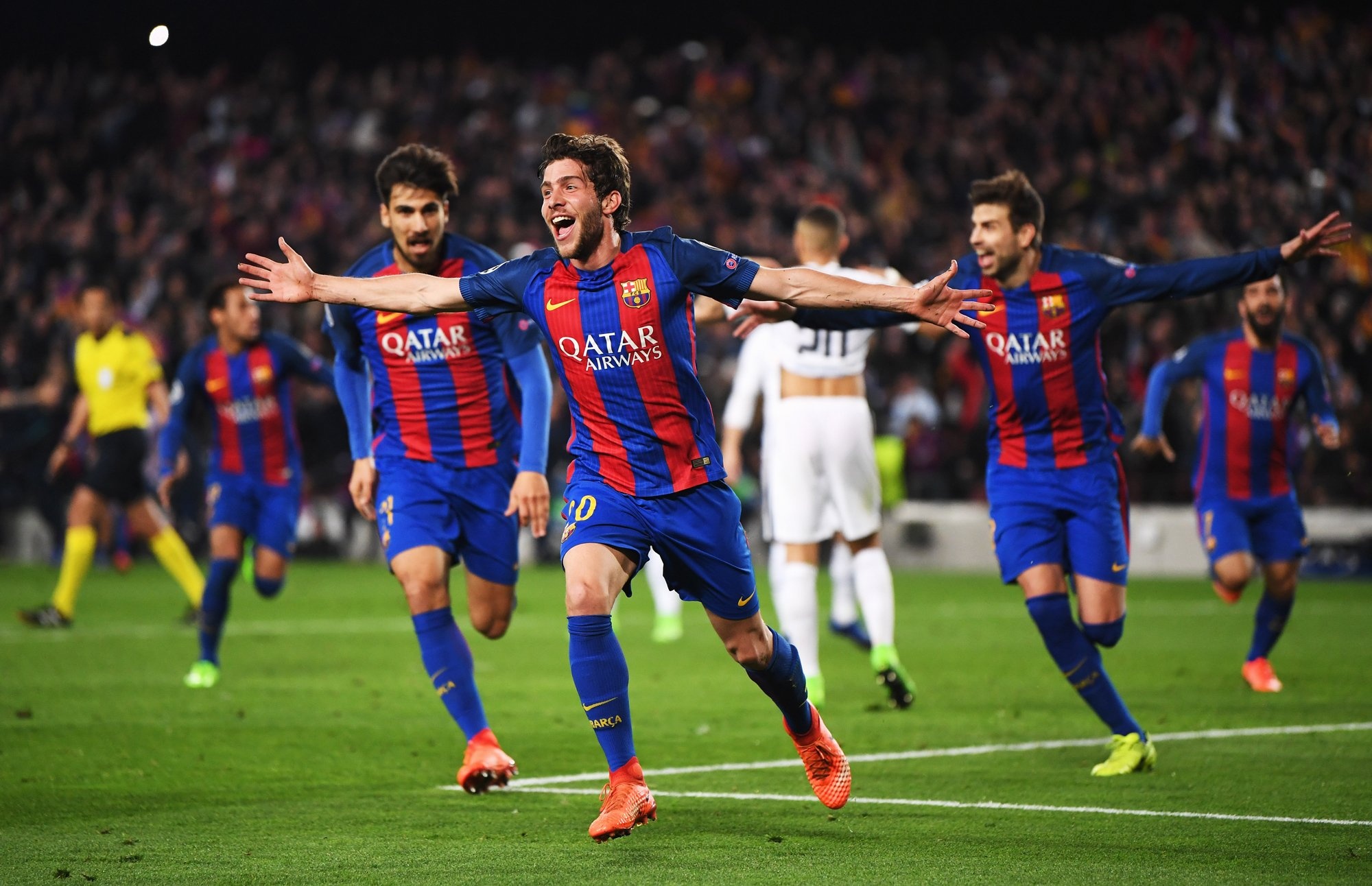 Messi và dàn sao Barca vỡ òa ảnh 3 Messi va dan sao Barca vo oa anh 3