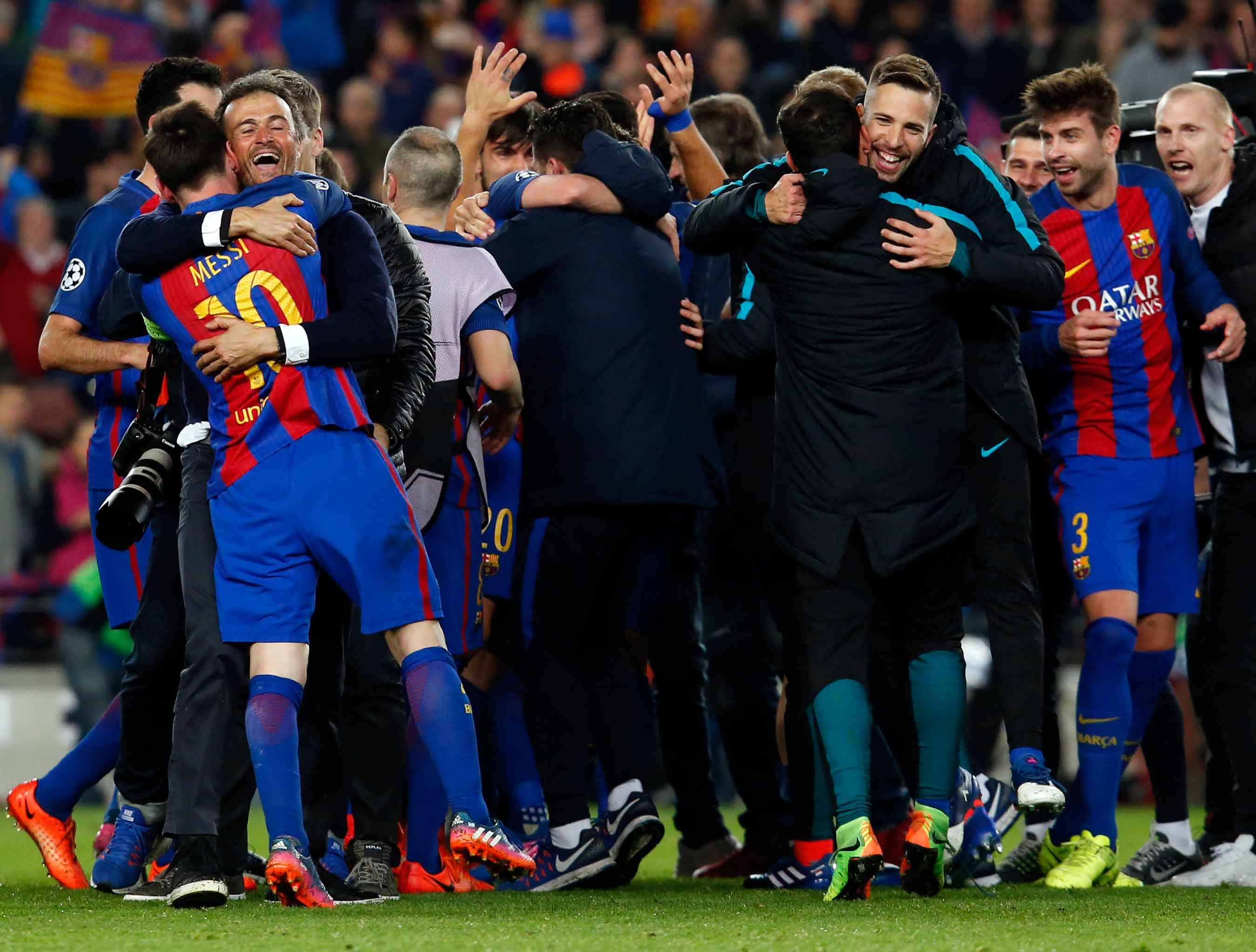 Messi và dàn sao Barca vỡ òa ảnh 10 Messi va dan sao Barca vo oa anh 10