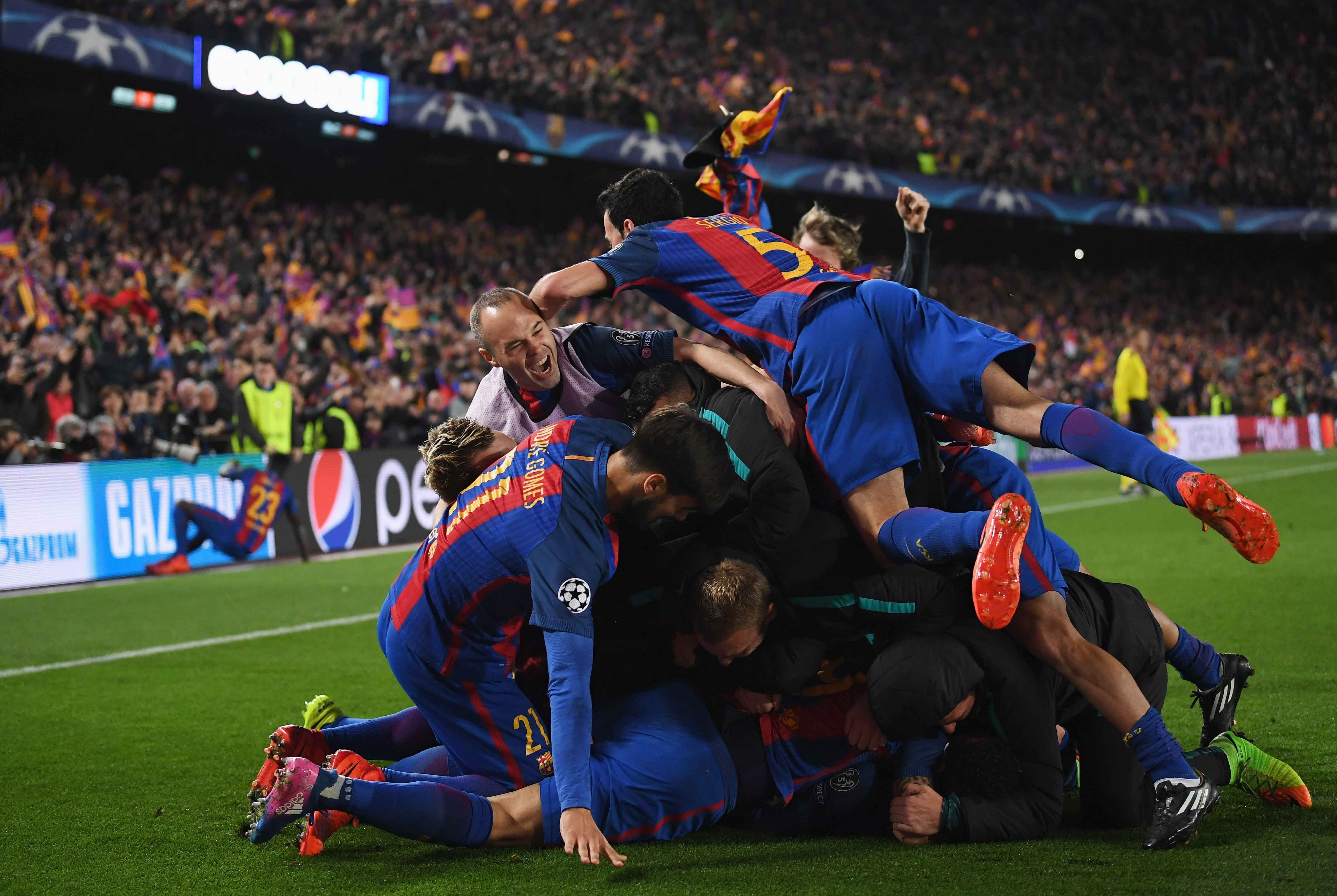 Messi và dàn sao Barca vỡ òa ảnh 6 Messi va dan sao Barca vo oa anh 6
