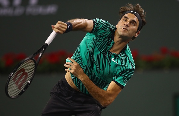 Federer thang ap dao tran ra quan Indian Wells hinh anh