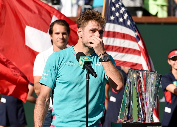 Wawrinka goi Federer la 'do khon' o le trao giai Indian Wells hinh anh