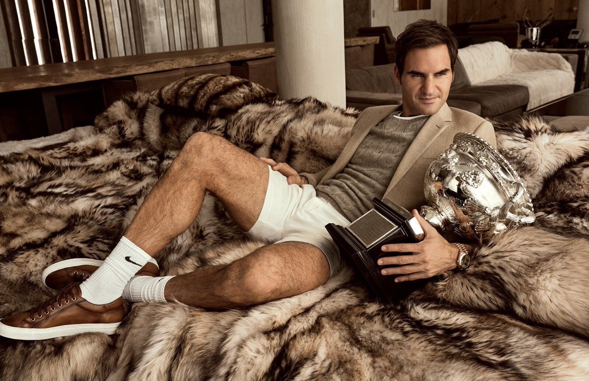 Federer xuat hien goi cam tren tap chi thoi trang hinh anh