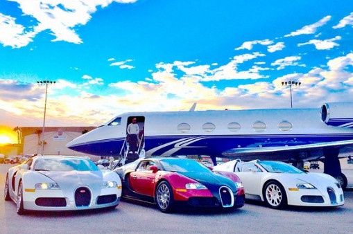 Mayweather va dan sieu xe dang mo uoc hinh anh