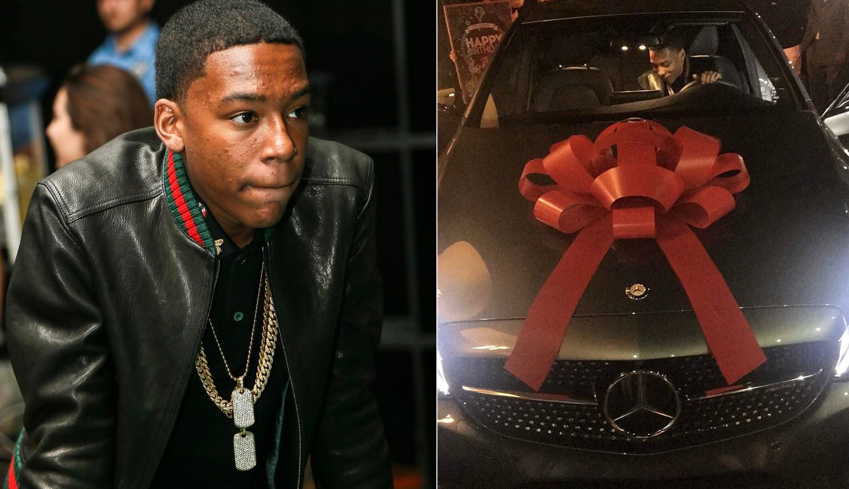 Con trai Mayweather nhận xe sang ảnh 4 Con trai Mayweather nhan xe sang anh 4