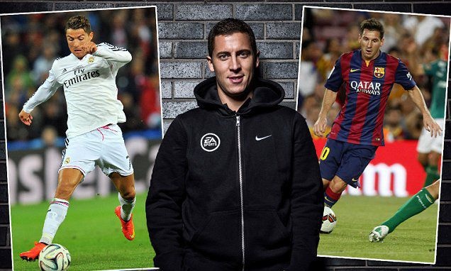 Hazard tham vong thay Ronaldo, Messi gianh Qua bong vang hinh anh