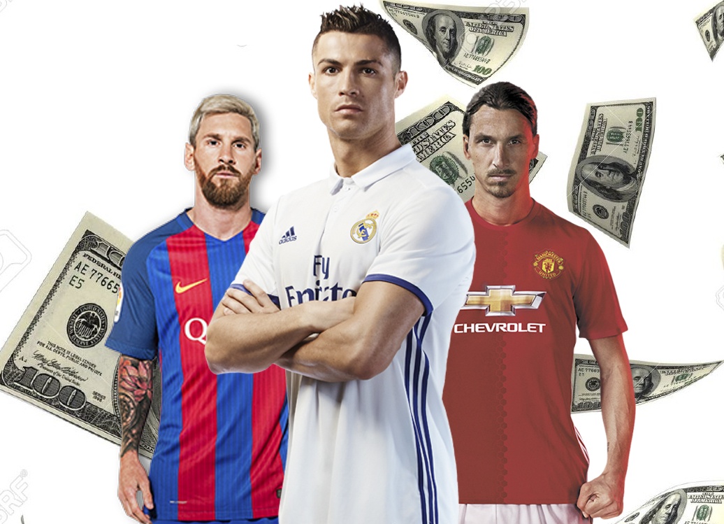 Top 10 sao bong da kiem tien gioi nhat 2017 hinh anh