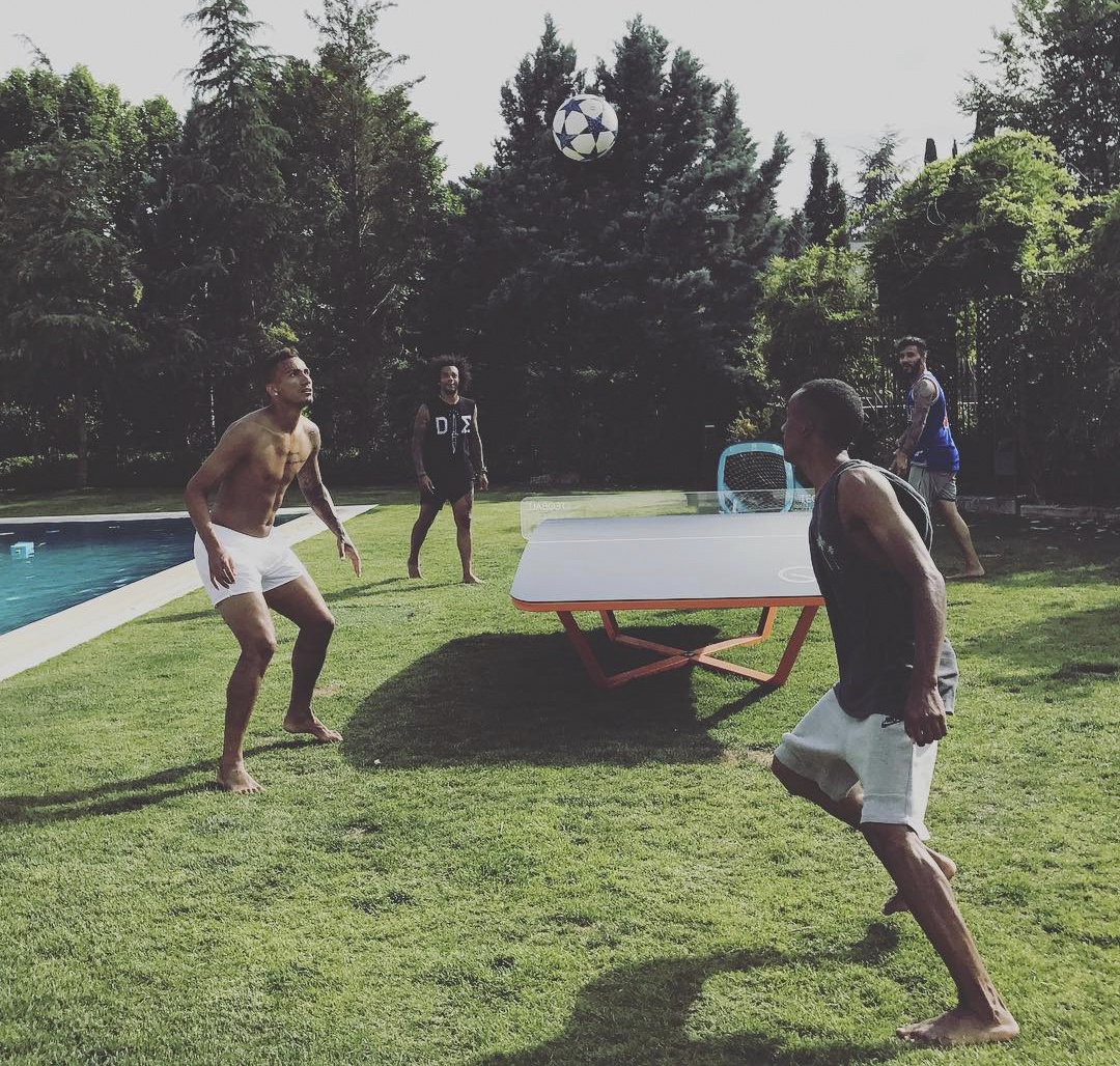 Sao Real sạc năng lượng trước chung kết ảnh 7 Sao Real sac nang luong truoc chung ket anh 7