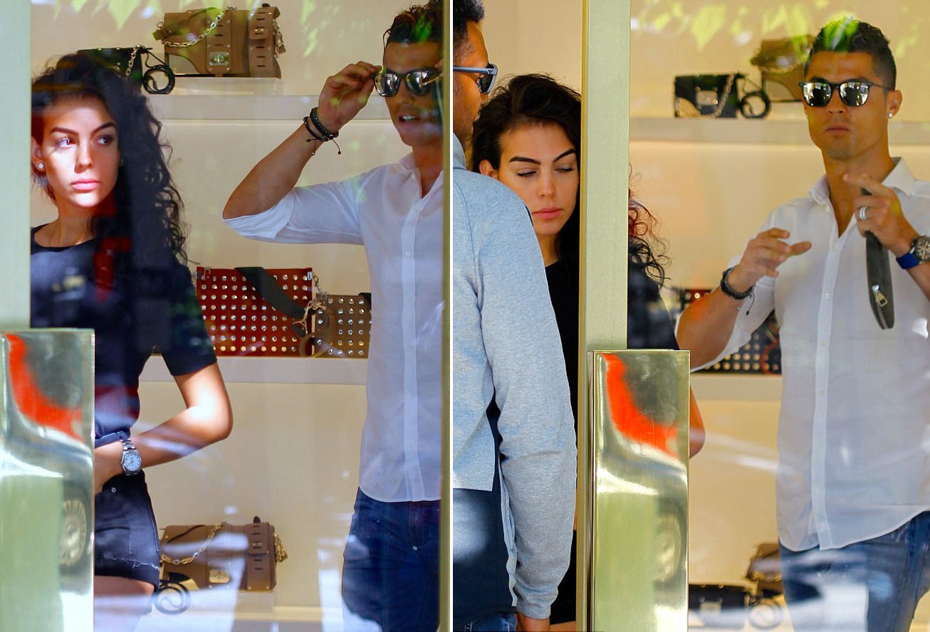 Ronaldo đưa bạn gái đi sắm đồ ảnh 3 Ronaldo dua ban gai di sam do anh 3