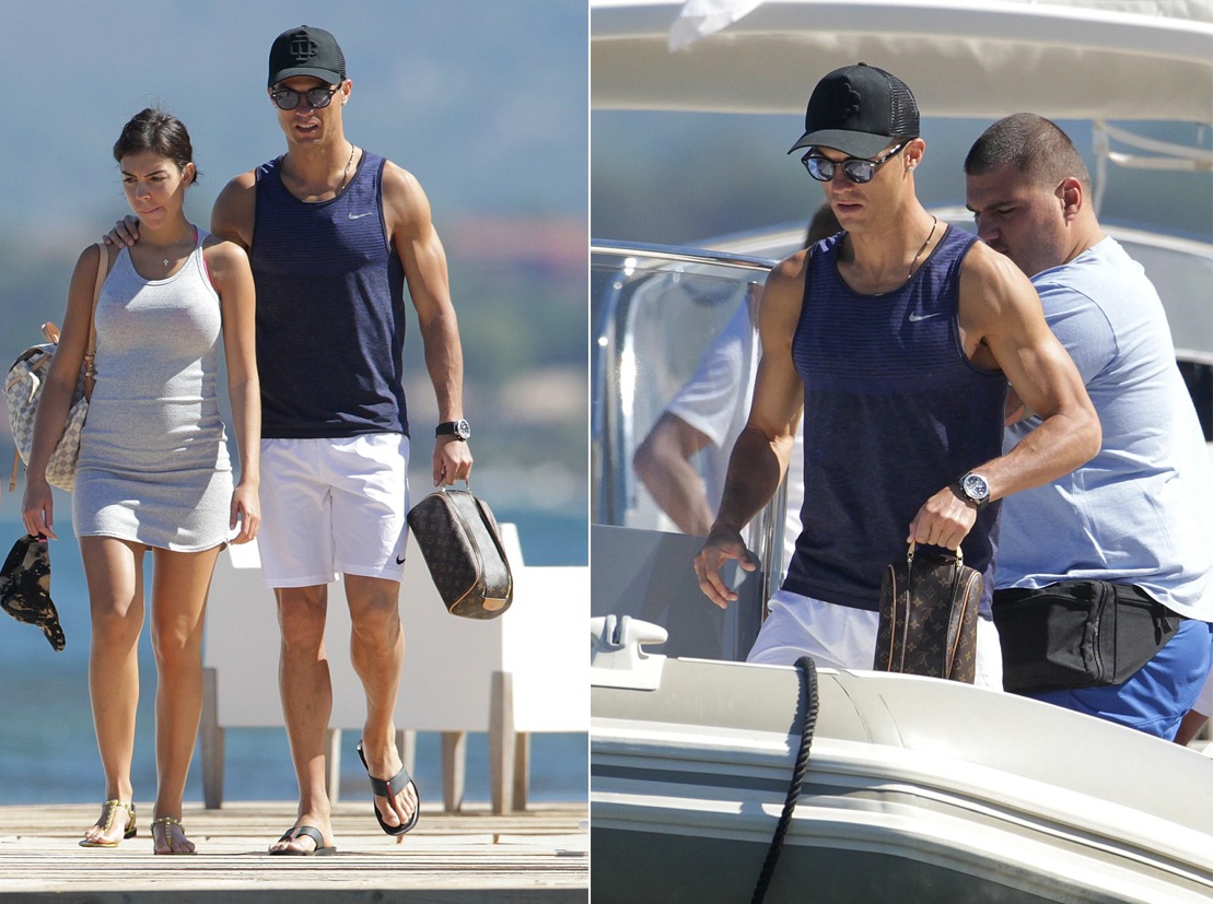 Ronaldo đưa bạn gái và con trai ảnh 2 Ronaldo dua ban gai va con trai anh 2