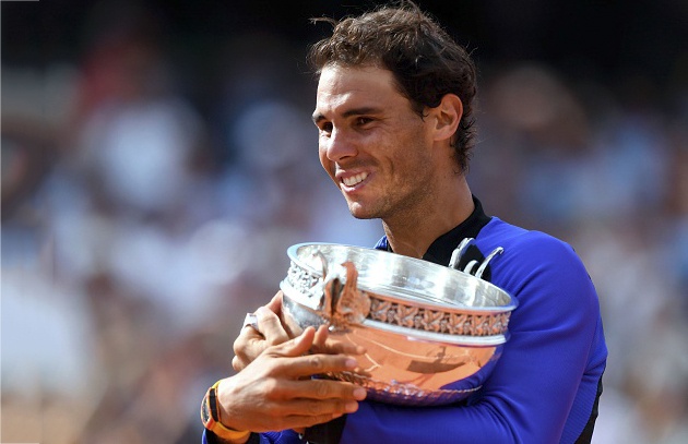 Nadal lap ky luc lan thu 10 vo dich Roland Garros hinh anh