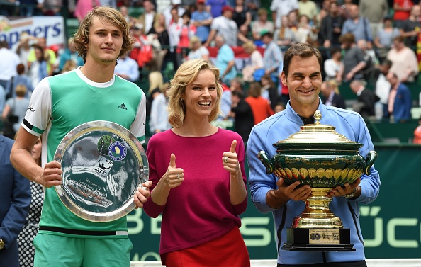 Video Federer ha guc Zverev de vo dich Halle Open hinh anh