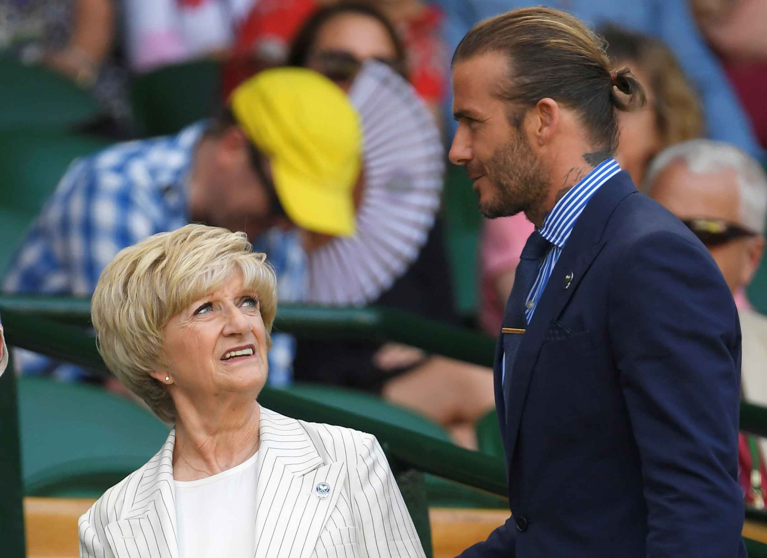 Beckham dua me den san co vu Murray anh 1