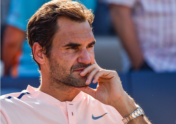 Federer guc nga o chung ket Rogers Cup hinh anh