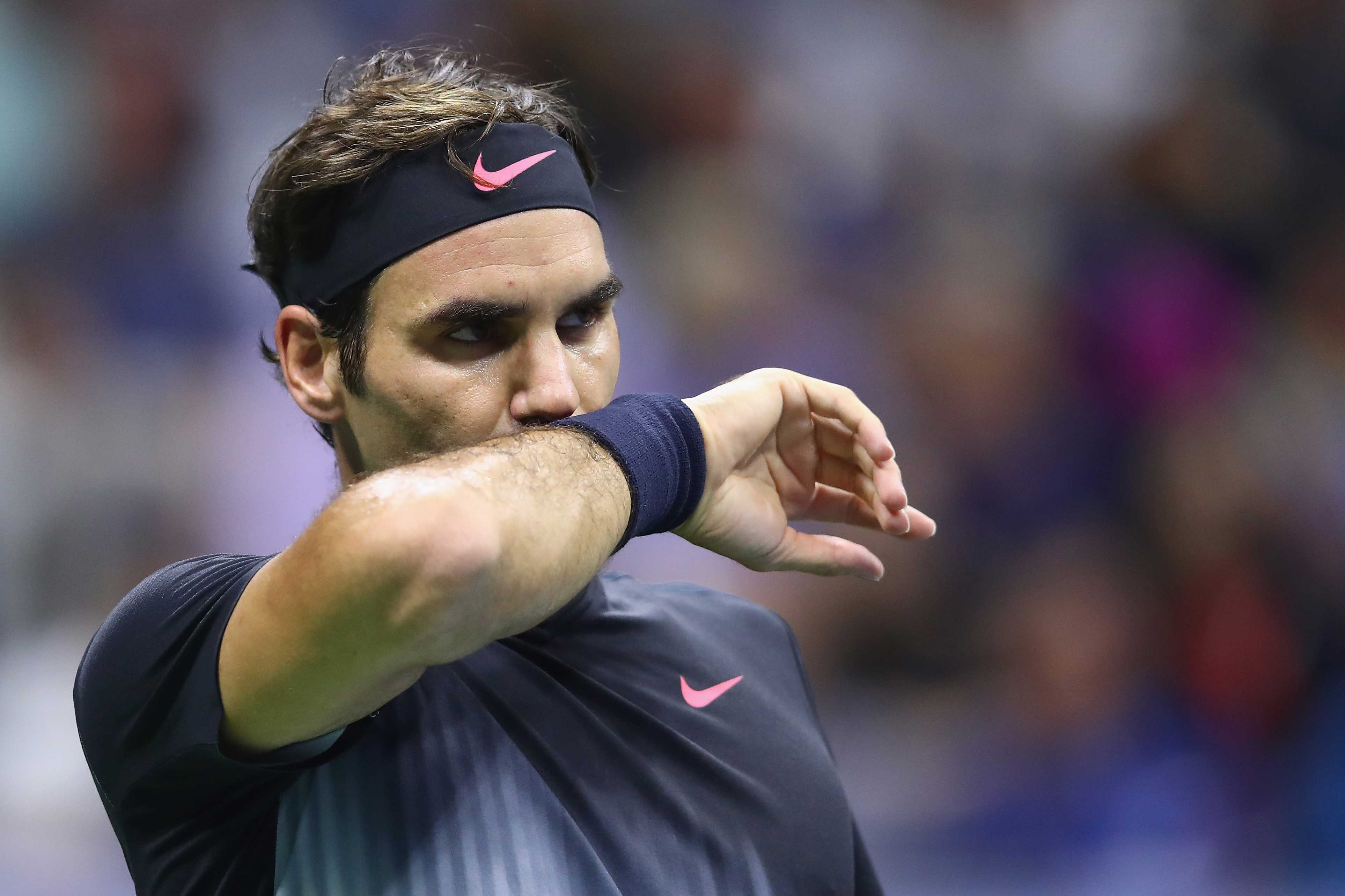 Federer dung buoc tai tu ket US Open trong tiec nuoi hinh anh