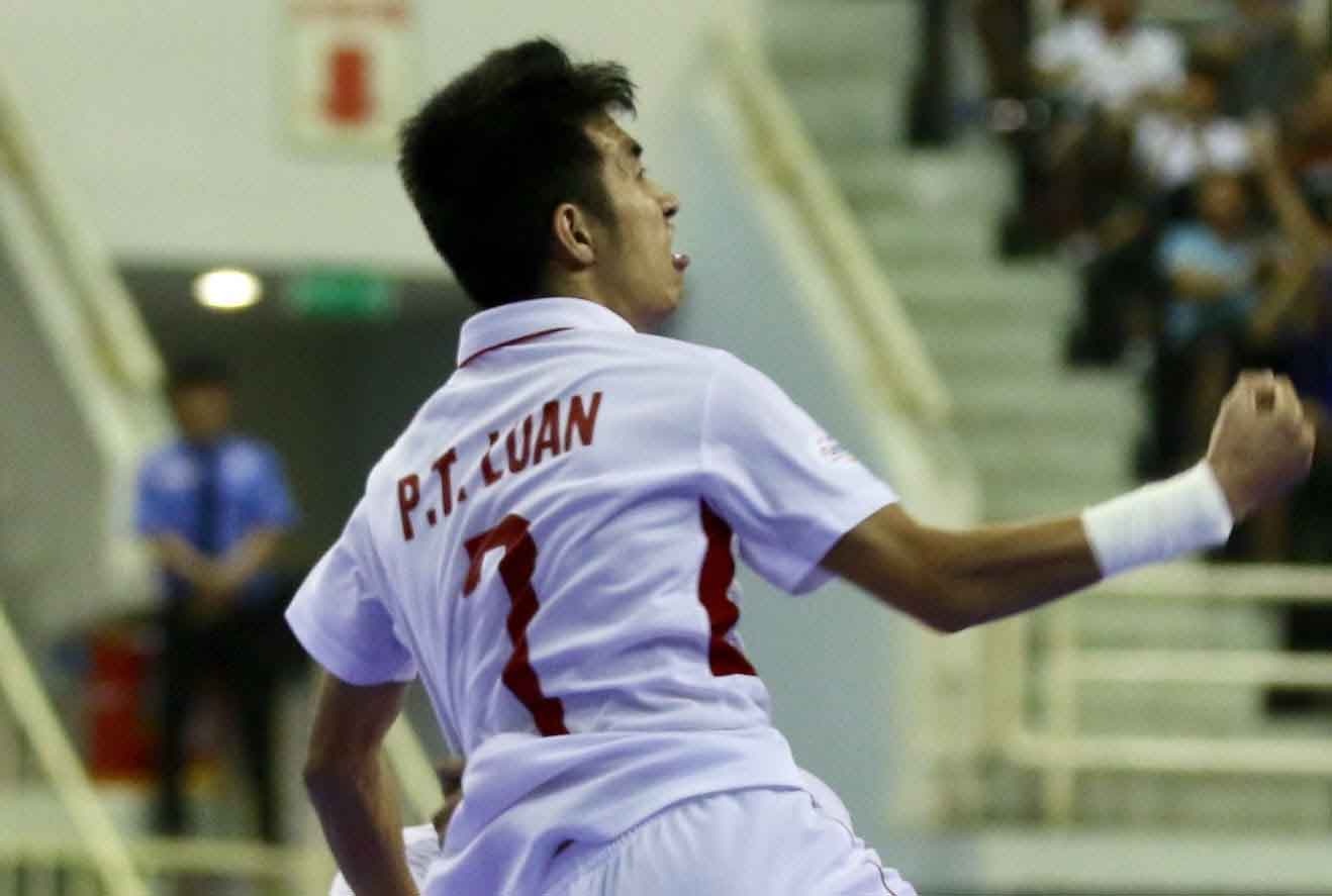 Futsal Viet Nam thang nghet tho Indonesia hinh anh