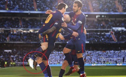 Roi mat giay, Messi van tung don ket lieu Real hinh anh