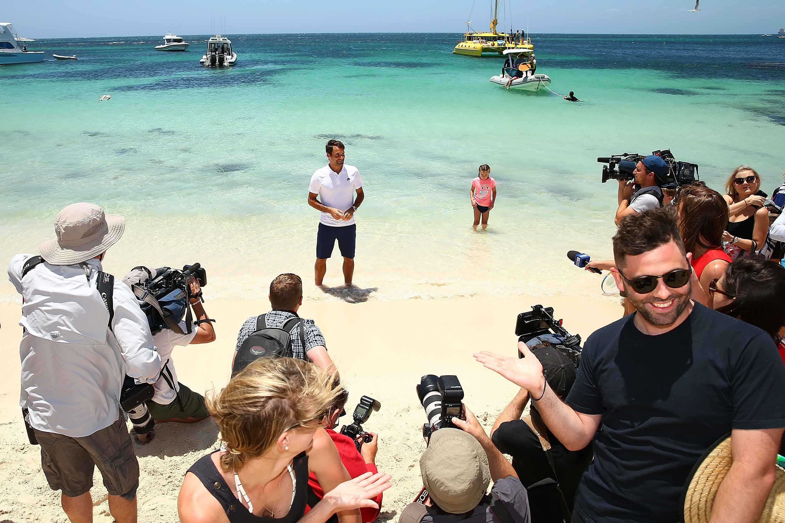 Federer hao hung selfie anh 9