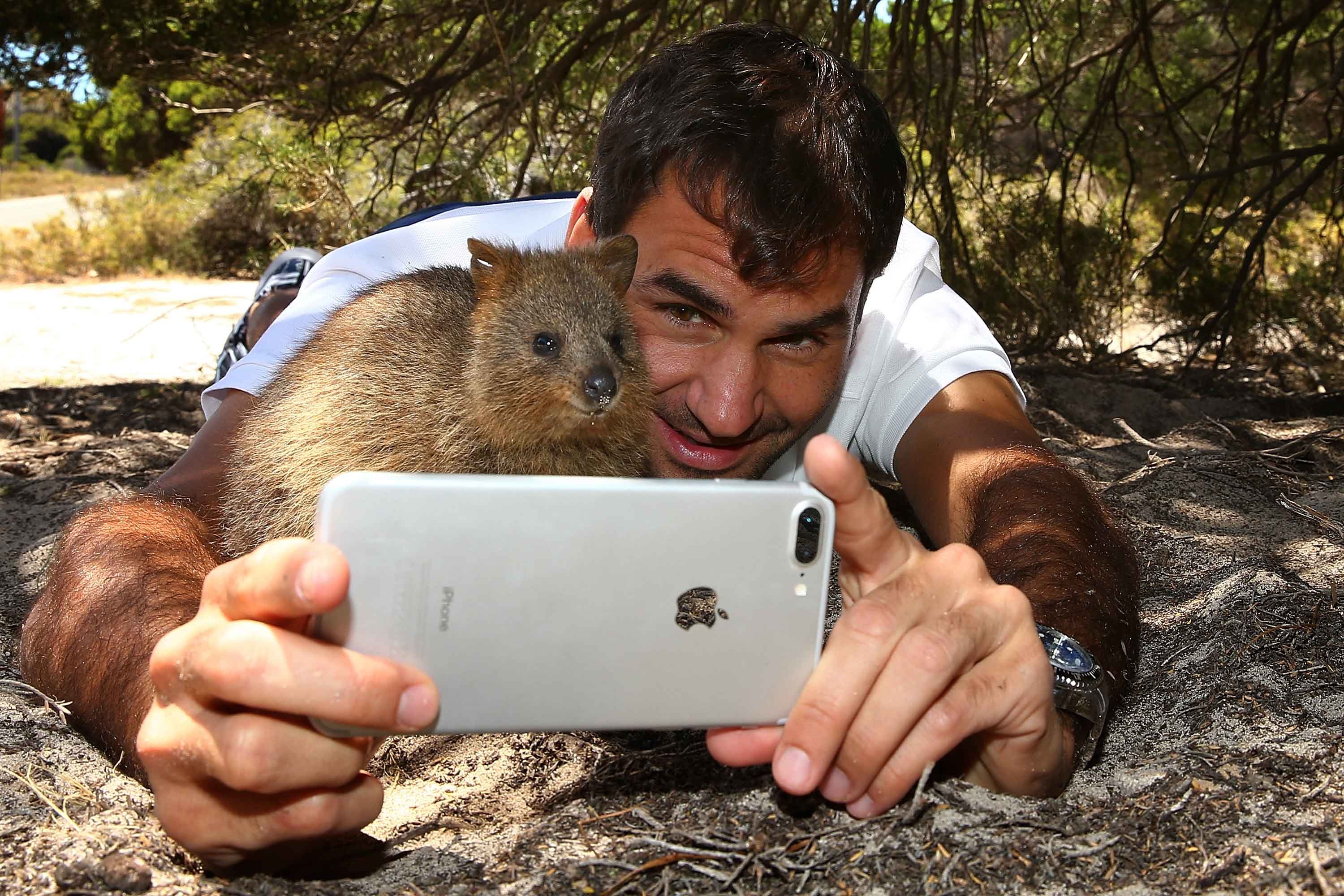Federer hao hung selfie anh 2