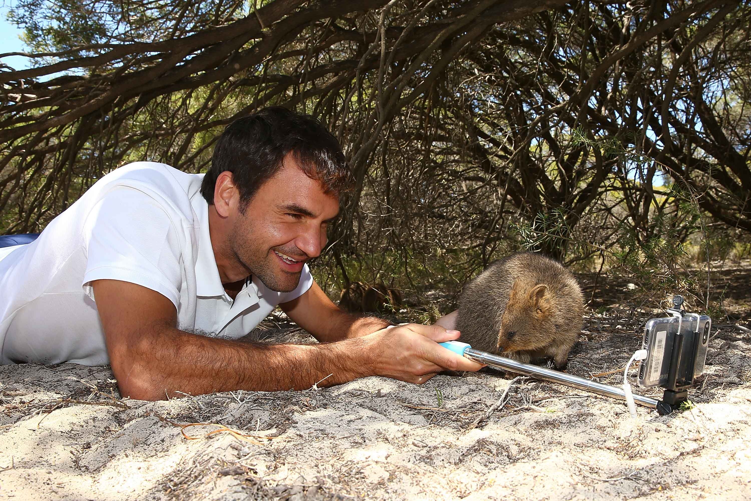 Federer hao hung selfie anh 3