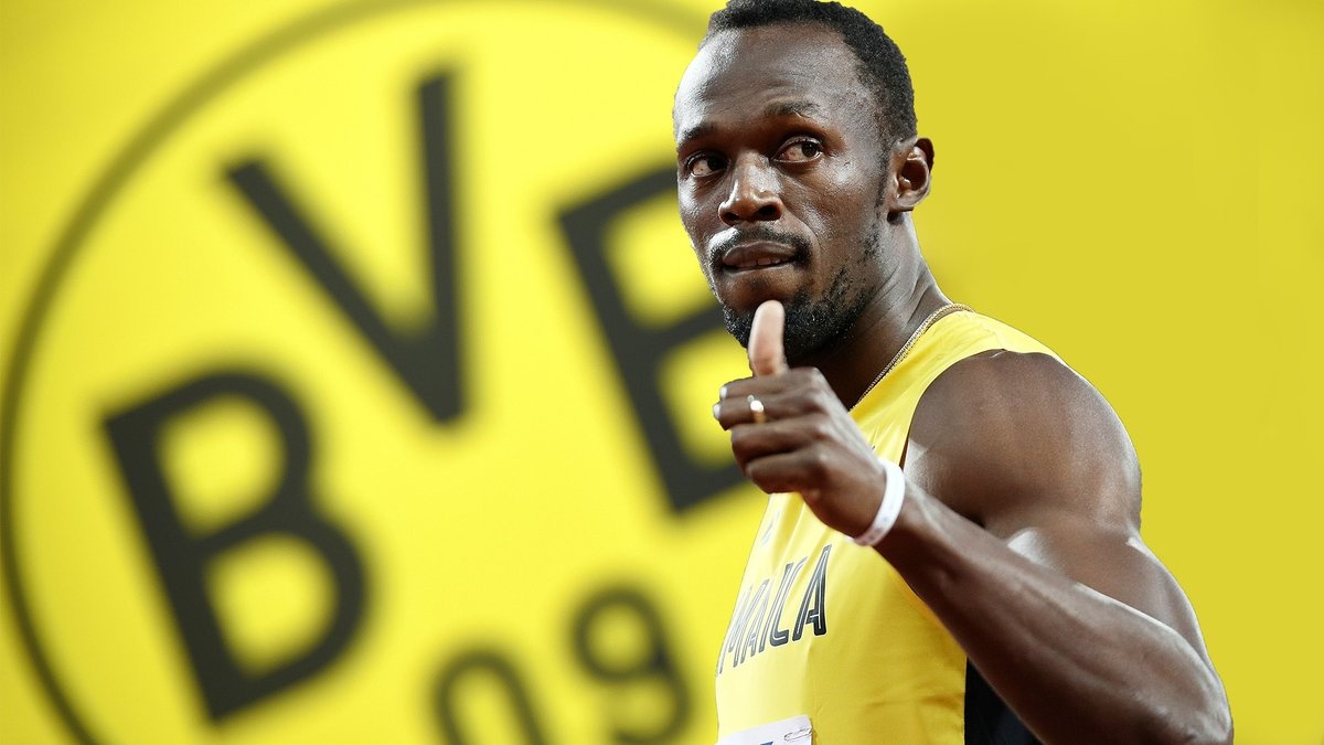Usain Bolt thu viec tai Dortmund anh 1