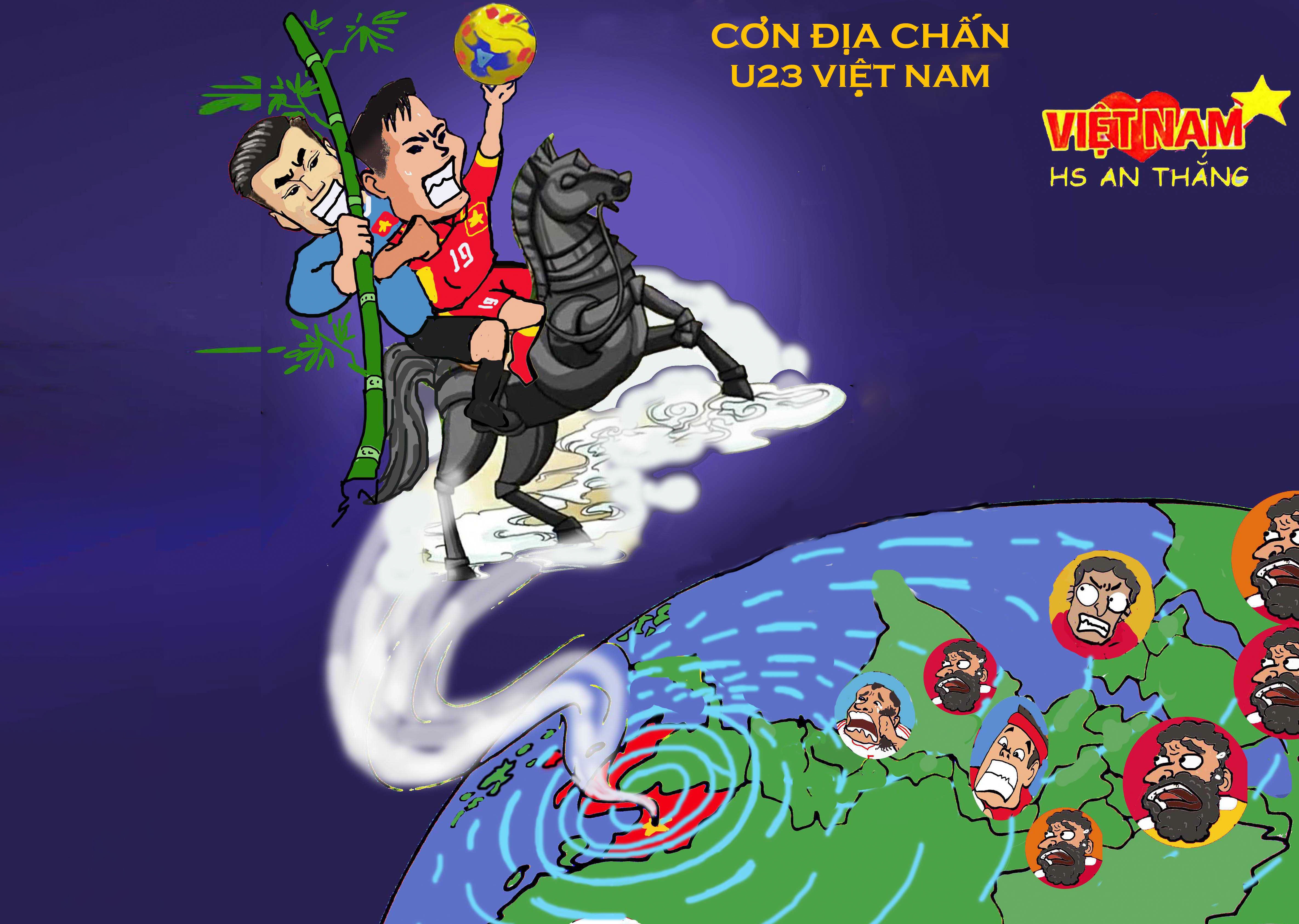 Hi hoa: U23 Viet Nam tao dia chan A chau hinh anh