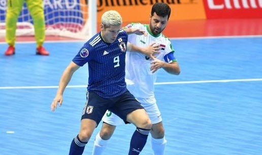 Highlights futsal: Nhat Ban 3-0 Iraq hinh anh