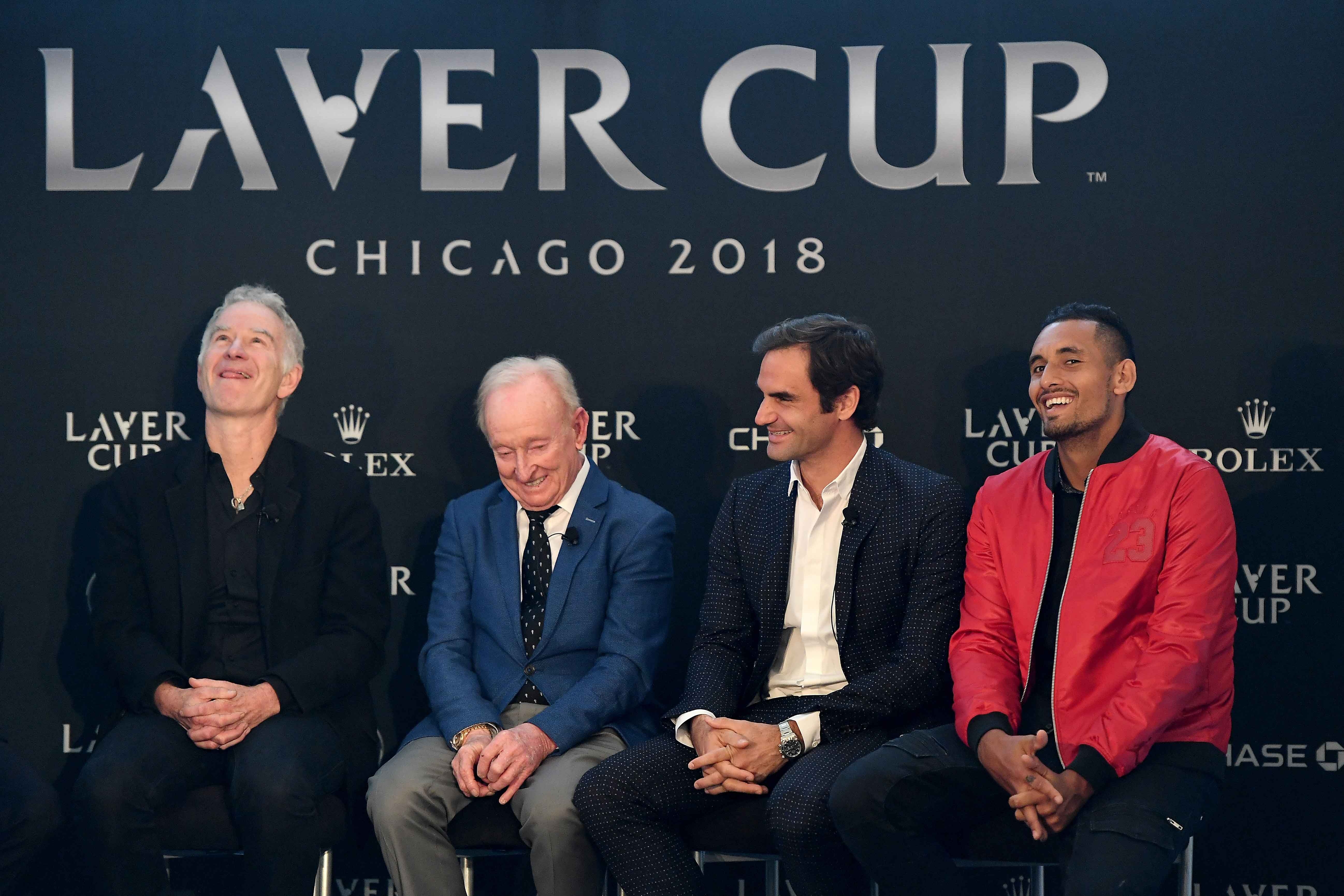 Federer vui ve ra mat Laver Cup anh 6