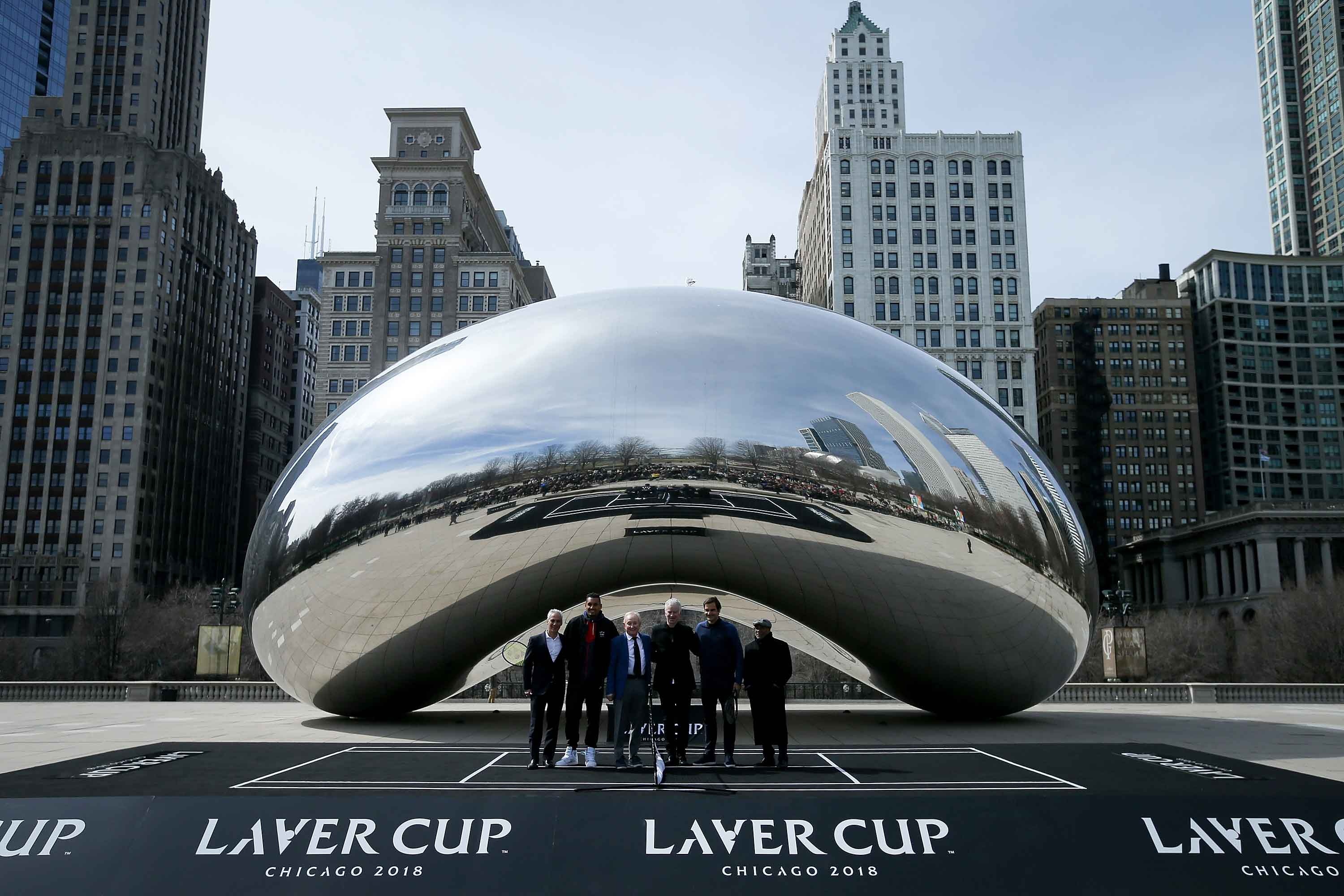 Federer vui ve ra mat Laver Cup anh 1